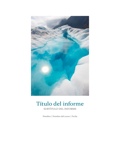 Informe de estudiante con foto Informe de estudiante con foto