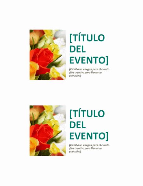 Postal de eventos Postal de eventos