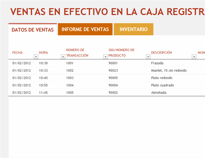 Informe de ventas diario