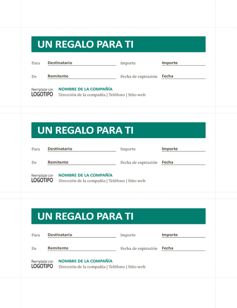 Cheque regalo Cheque regalo