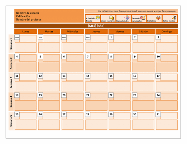 Introducir 33+ imagen plantillas office calendario