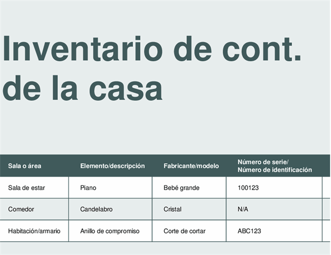 Modelo De Inventario Para Alquiler De Vivienda Notici 1805