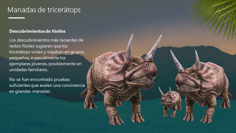 Tricerátops: dinosaurios de tres cuernos