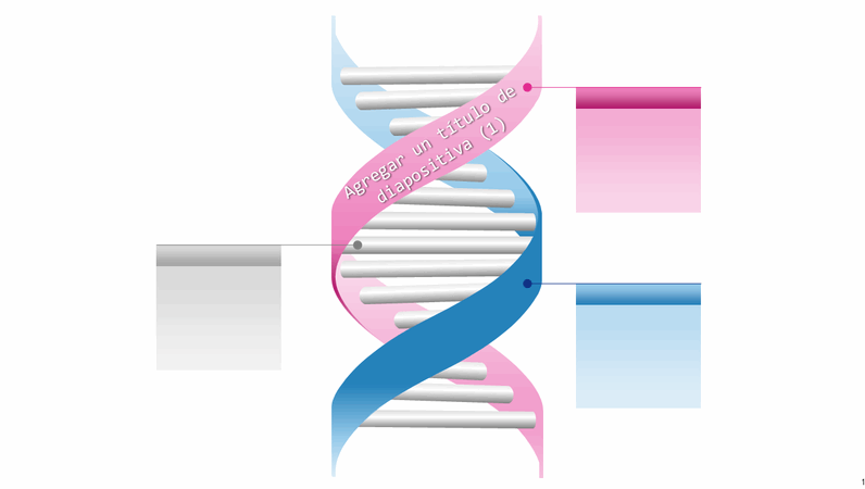 Gráfico de ADN de doble hélice