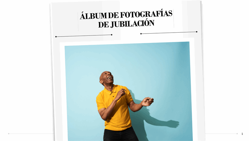 Álbum de fotografías de jubilación Álbum de fotografías de jubilación