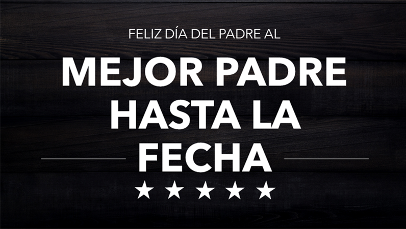 Cartas tipográficas del Día del Padre Cartas tipográficas del Día del Padre