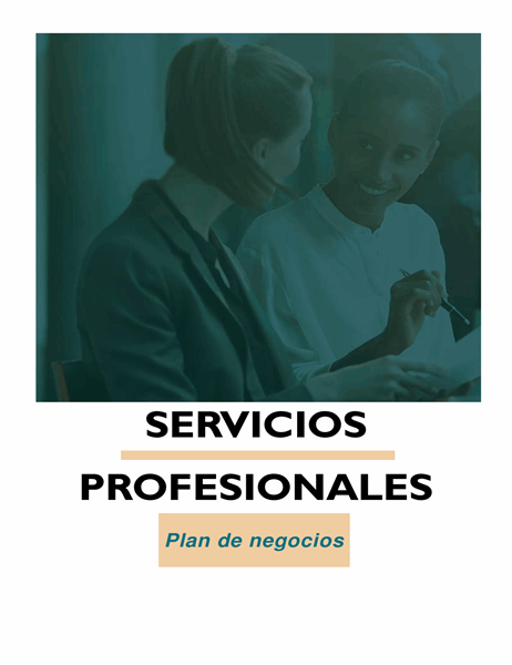 Plan de negocios de servicios profesionales