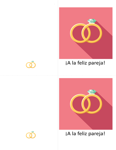 Tarjeta de celebración del compromiso matrimonial Tarjeta de celebración del compromiso matrimonial