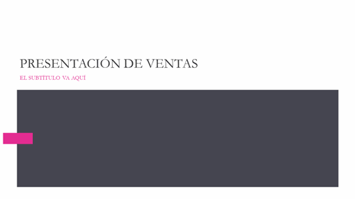 Presentación de ventas minimalista tenue Presentación de ventas minimalista tenue