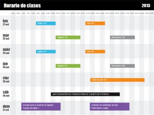 Plan de clase (por hora)