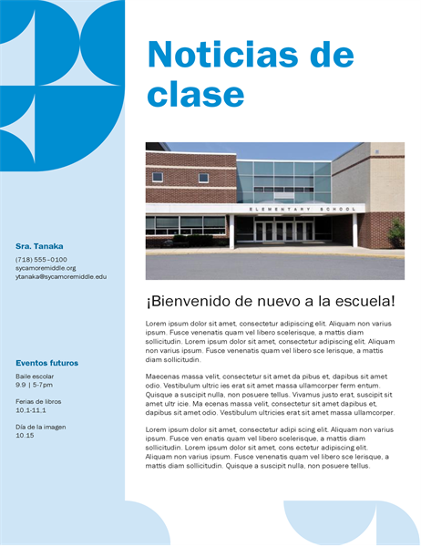 Boletín de clase Boletín de clase
