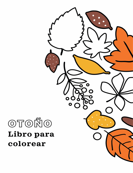 Libro de colorear de otoño