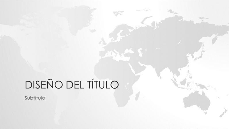 Serie de mapas del mundo, presentación mundial (pantalla panorámica) Serie de mapas del mundo, presentación mundial (pantalla panorámica)