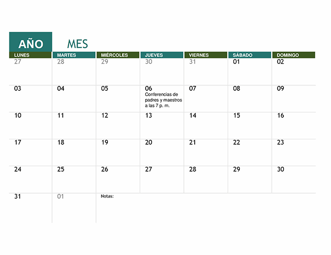 Calendario académico