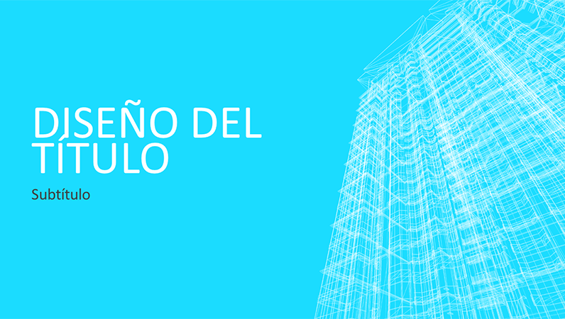 Presentación de edificio de contorno reticular empresarial (pantalla panorámica) Presentación de edificio de contorno reticular empresarial (pantalla panorámica)