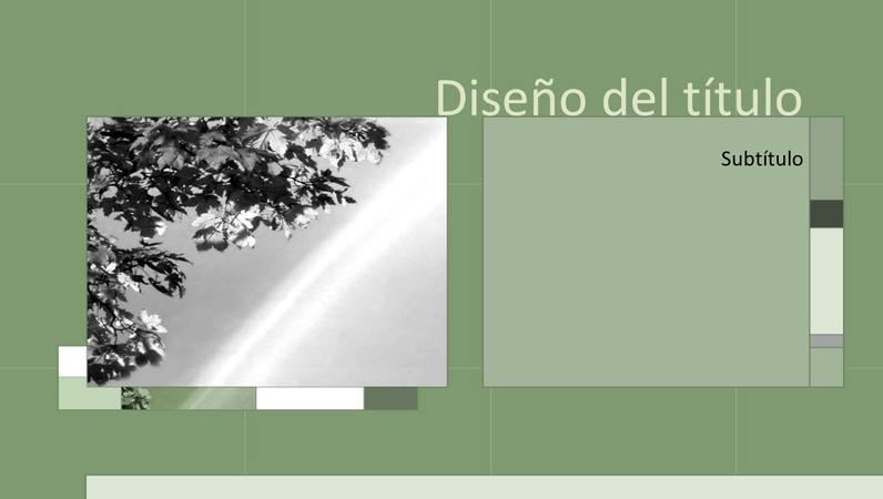 Diapositivas de temporadas con diseño de salvia Diapositivas de temporadas con diseño de salvia
