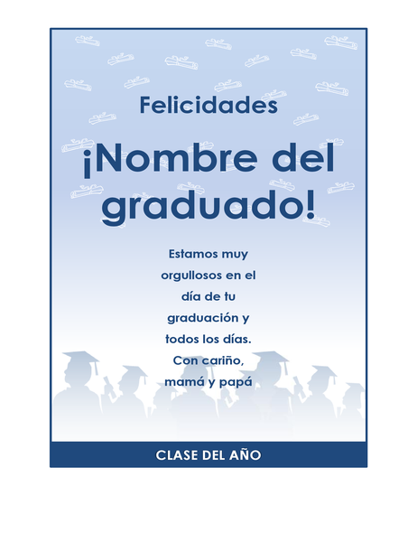 Prospecto para felicitar a un graduado (diseño Fiesta de graduación) Prospecto para felicitar a un graduado (diseño Fiesta de graduación)