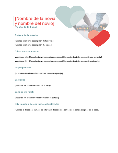 Perfil de pareja comprometida Perfil de pareja comprometida