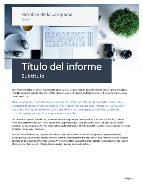Informe (tema de origen) Informe (tema de origen)