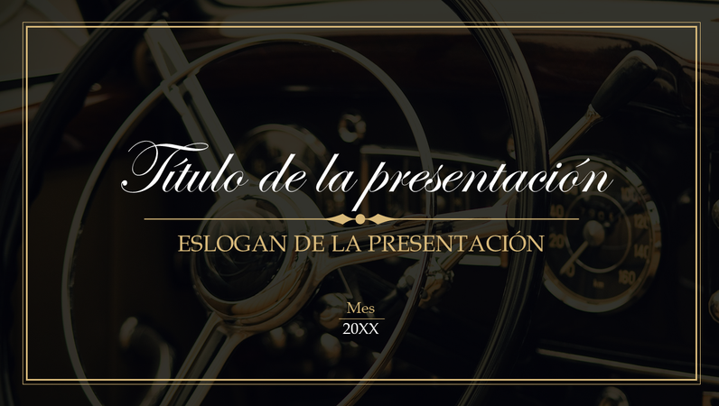 Presentación clásica Presentación clásica