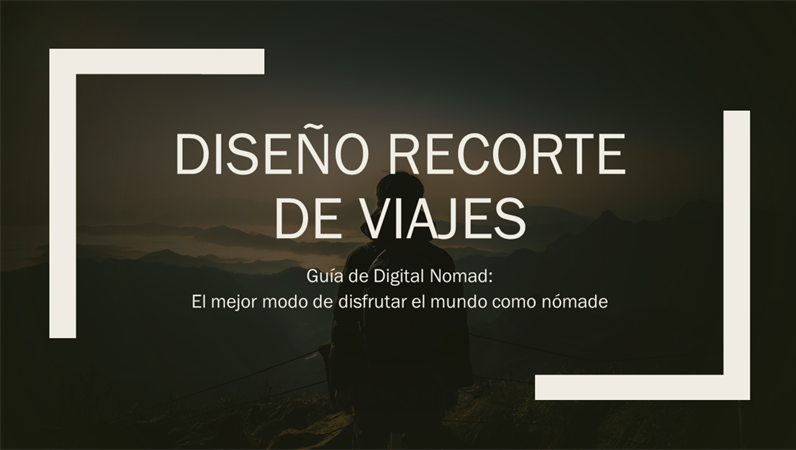 Diseño Recorte para viajes Diseño Recorte para viajes
