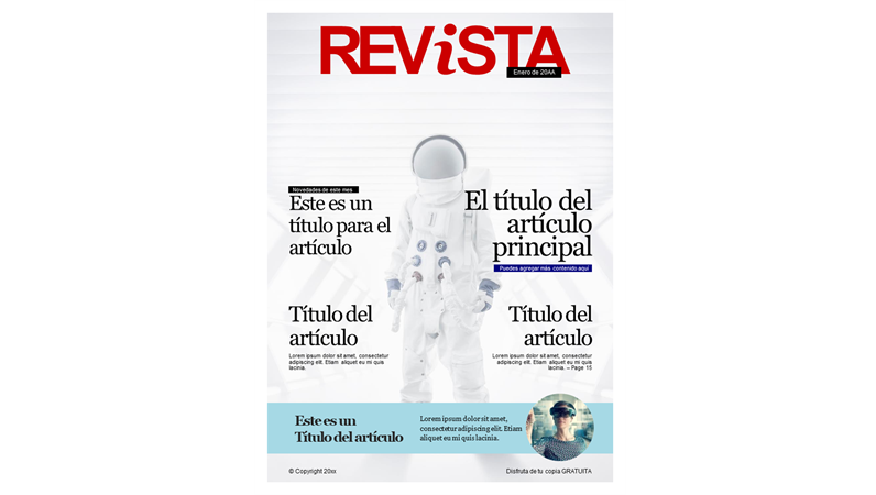 Compartir 10+ imagen portadas para revistas en word