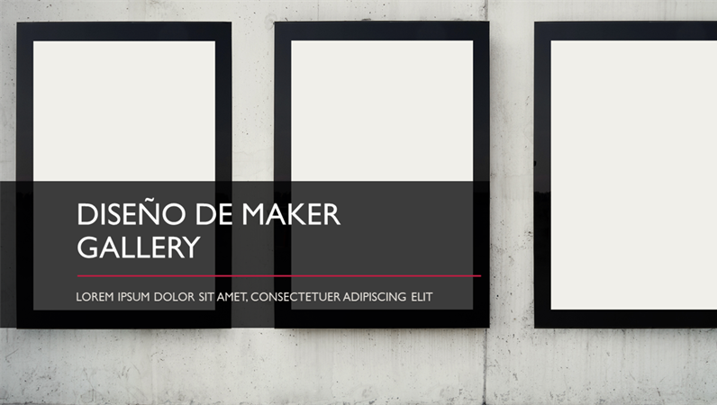 Diseño de galería de creador Diseño de galería de creador