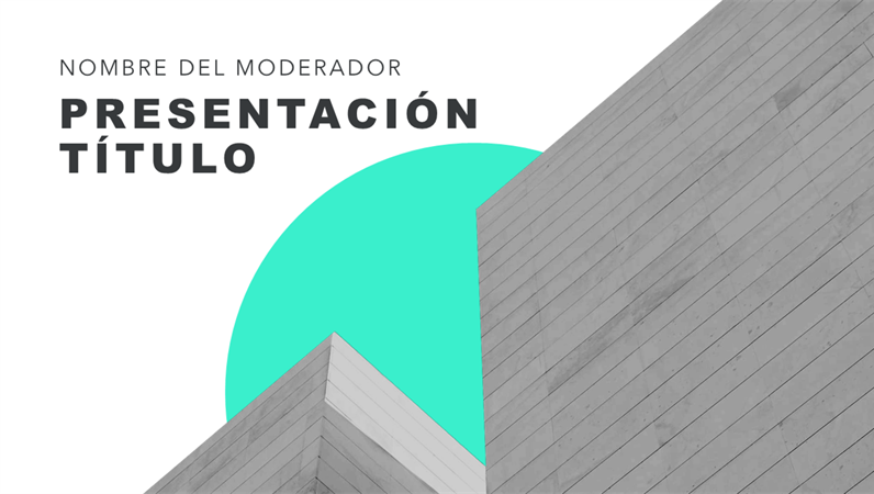 Presentación modernista clara Presentación modernista clara