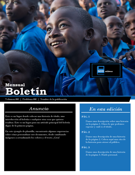 Boletín sin ánimo de lucro Boletín sin ánimo de lucro