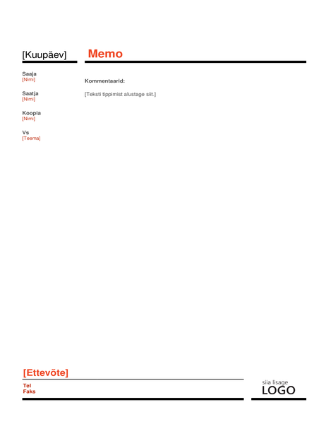 Ärimemo (punane) Ärimemo (punane)
