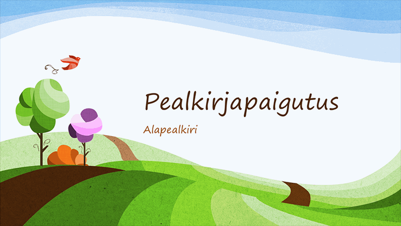 Vikerkaarega esitlus Vikerkaarega esitlus