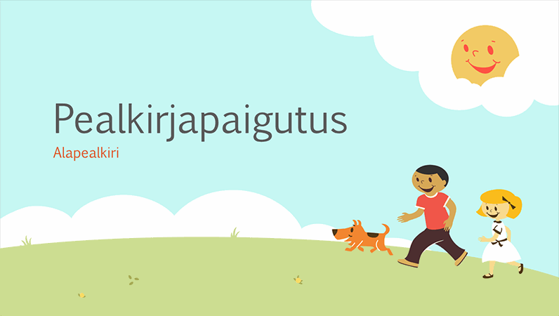 Mängivate lastega haridusteemaline kujundus (multikalaadsed illustratsioonid, laiekraan) Mängivate lastega haridusteemaline kujundus (multikalaadsed illustratsioonid, laiekraan)
