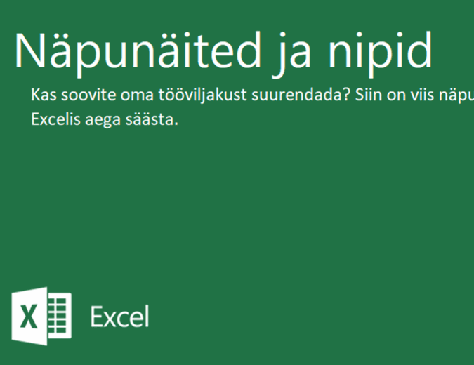 Näpunäited ja nipid Näpunäited ja nipid