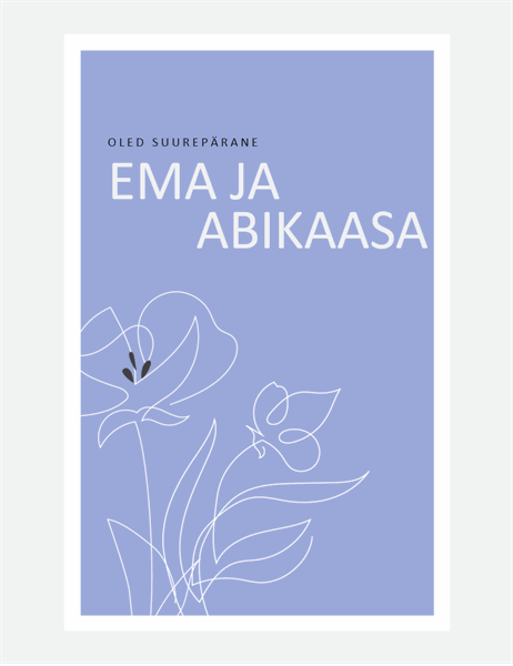 Elegantne emadepäevakaart Elegantne emadepäevakaart