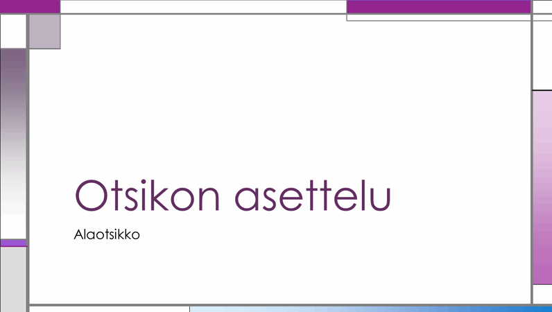 Pysty- ja vaakasuuntaiset suunnitteludiat Pysty- ja vaakasuuntaiset suunnitteludiat