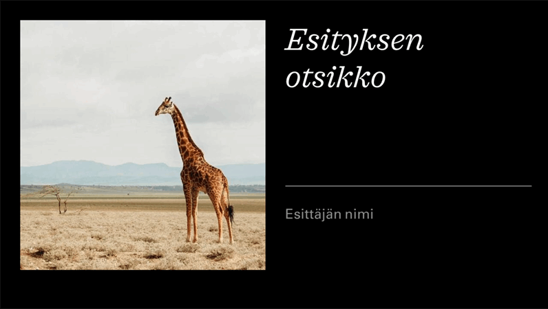 Ohuen viivan ulkoasu Ohuen viivan ulkoasu