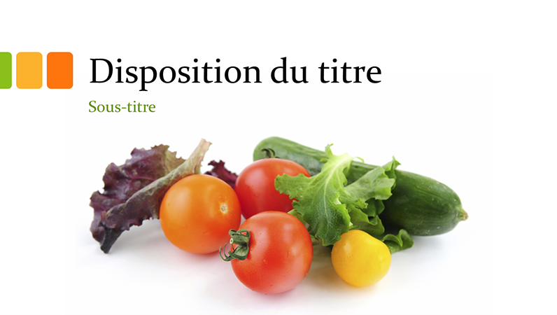 Présentation de produits frais (grand écran) Présentation de produits frais (grand écran)