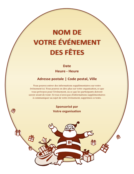 Prospectus d’événement de Noël Prospectus d’événement de Noël