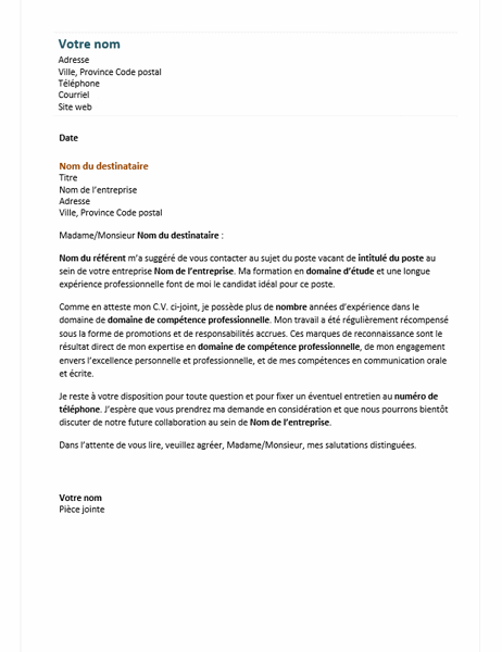 Lettre de motivation pour un cv fonctionnel Lettre de motivation pour un cv fonctionnel