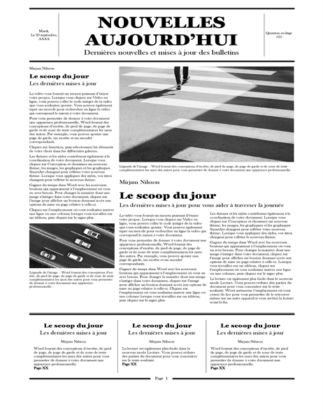 Journal traditionnel Journal traditionnel