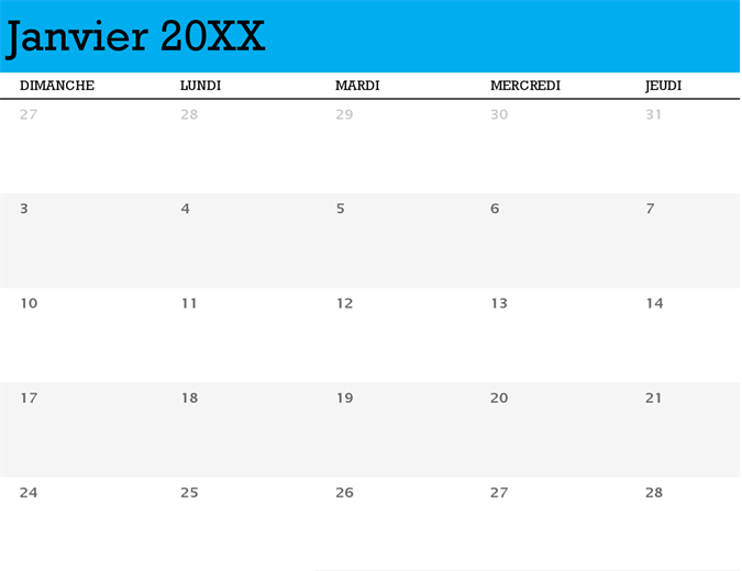Calendrier annuel (1 mois par onglet)