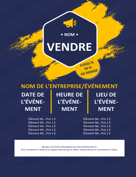 Prospectus d’annonces de soldes Prospectus d’annonces de soldes