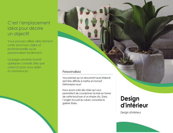 Brochure de design d’intérieur Brochure de design d’intérieur