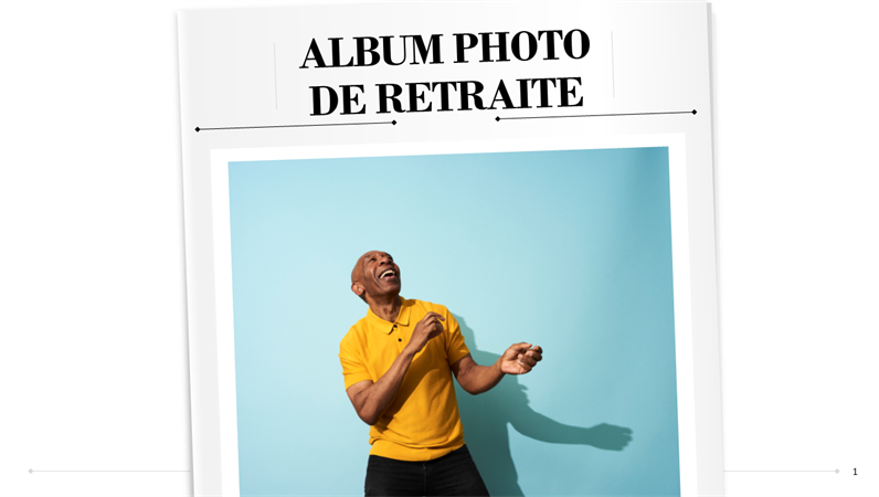 Album photo de retraite Album photo de retraite
