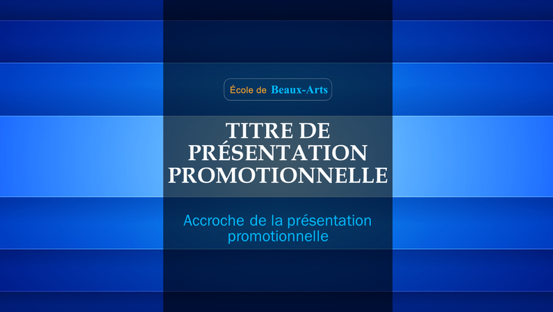 Présentation rapide abstraite en couleur Présentation rapide abstraite en couleur