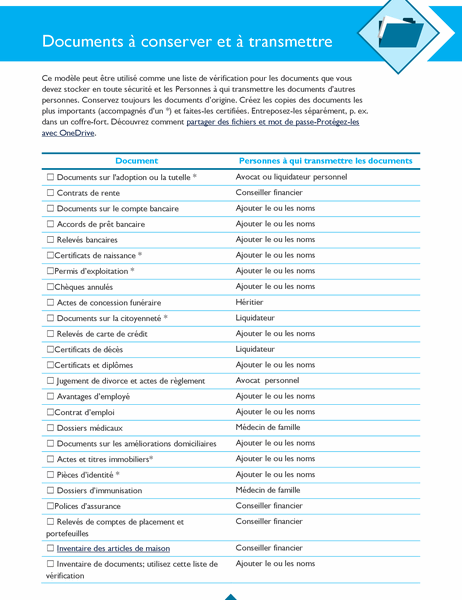 documents-pour-stocker-et-partager-la-liste-de-v-rification