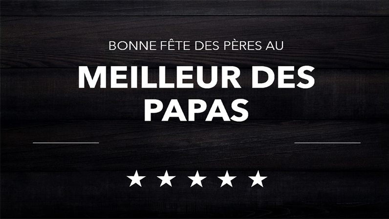 Cartes typographiques de la fête des pères Cartes typographiques de la fête des pères