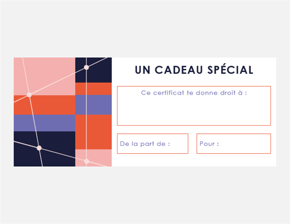 Cheques Cadeaux Trois Par Page