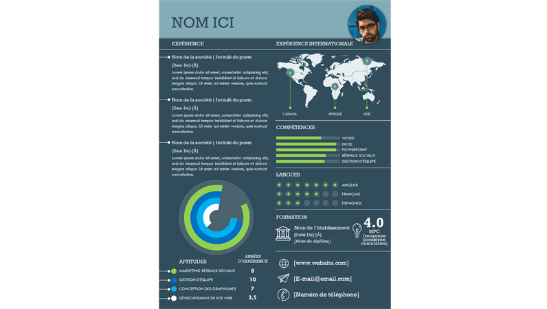 C.V. infographie international C.V. infographie international