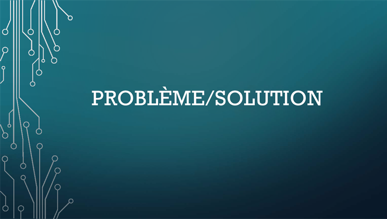 Cycle problème/solution 